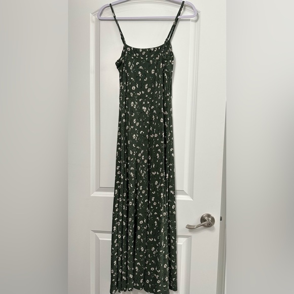 Green Floral Midi Dress - Picture 2 of 2